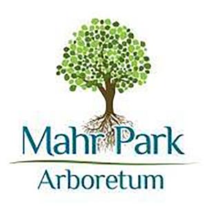 Mahr Park Arboretum logo with art of a tree 