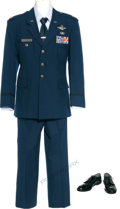 U.S. Air Force dress blues with service coat 