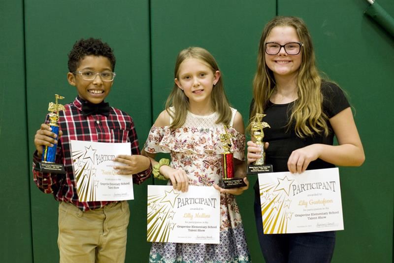 2019-20 Grapevine Talent Show Winners 