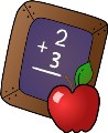 Math slate clip art