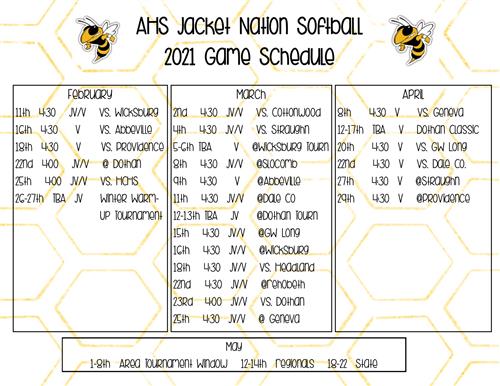 2021 Schedule 