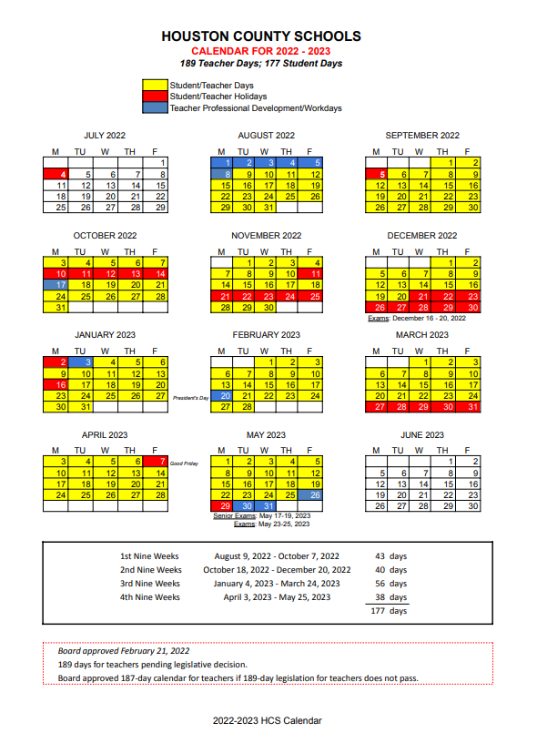 2022-2023 Calendar 