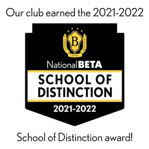 Beta School of distinction award