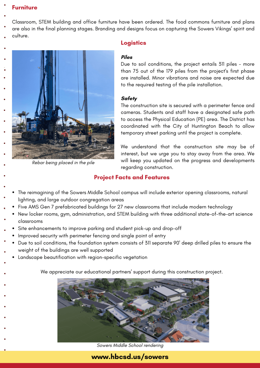 Sowers Middle School Reconstruction Update - Page 2