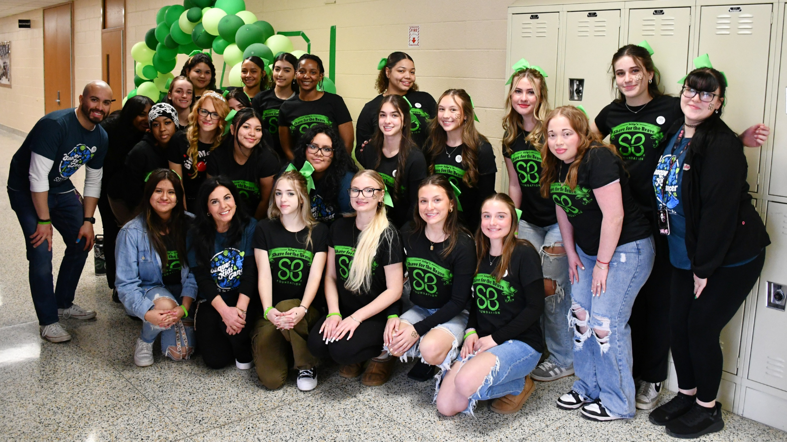 Islip High School’s cosmetology students