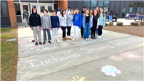 IMS students at Chalk and Talk kickoff event  thumbnail265807