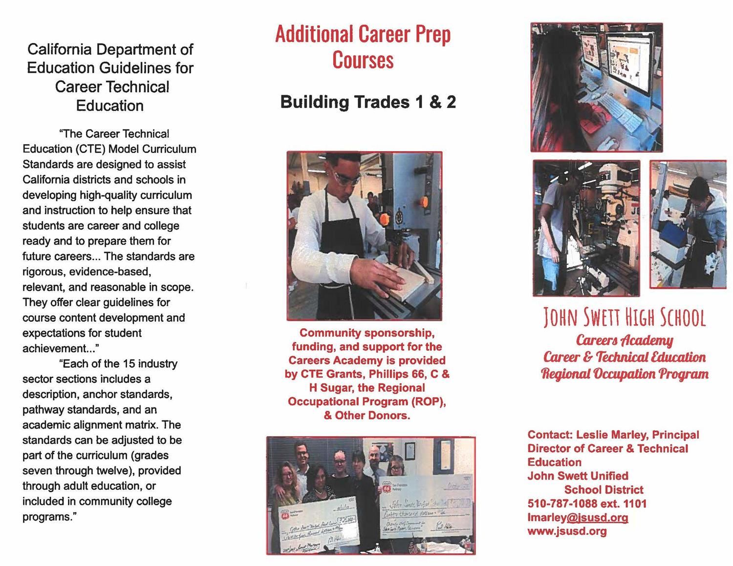 CTE Careers Academy flyer 1