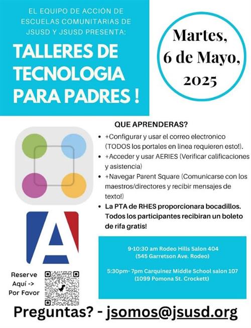 Parent Technology Workshops