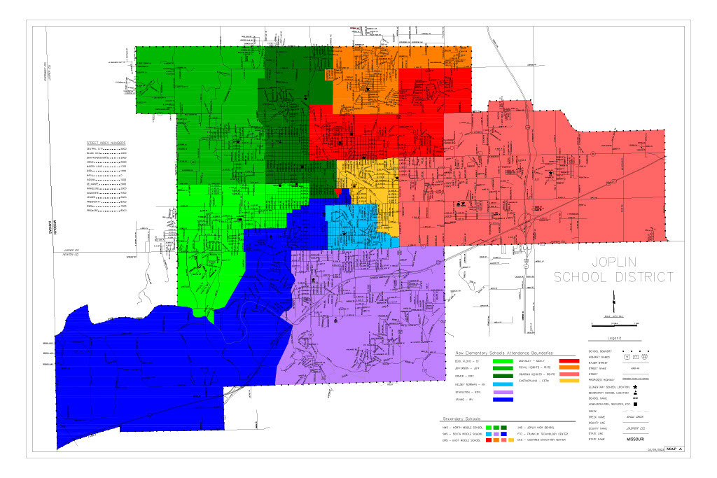 Joplin Schools Zone Map