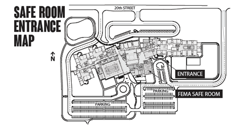 Safe Room Entrance Map 