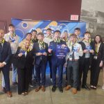 Kearney High School's FBLA team celebrates their success at the state conference.