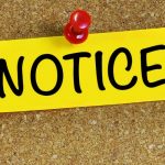 Notice of Board Meeting