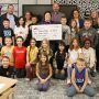 Volunteers with the Kearney School District Education Foundation present a $300 Teacher Innovation Grant to Chelsea Miller on April 11, 2025, at Hawthorne Elementary.