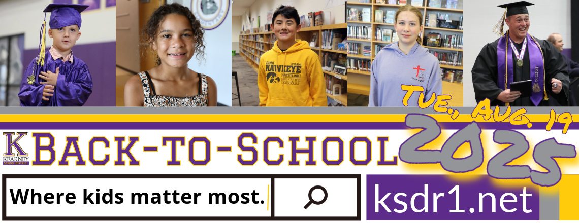 Header image for KSD's back-to-school resources webpage.