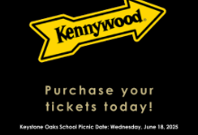 June 18, 2025: Keystone Oaks' School Picnic at Kennywood Park; Tickets are on sale now