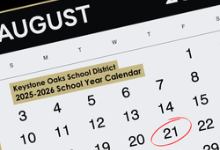 Keystone Oaks' 2025-2026 school year calendar approved