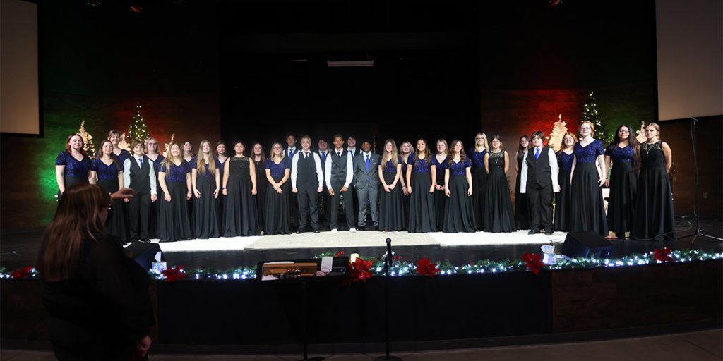 Kingfisher Public Schools vocal students at their concert