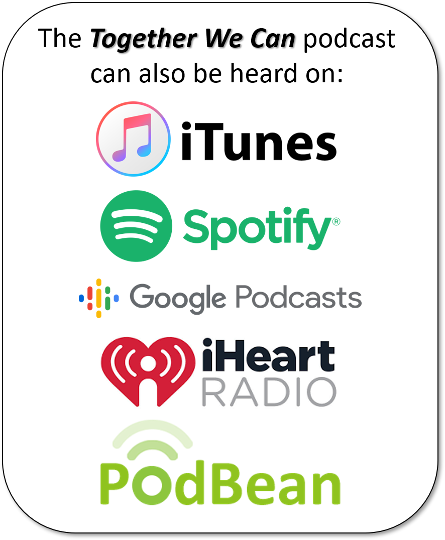 Podcast also heard on iTunes,Spotify, Google Podcasts, iHeartradio, and PodBean