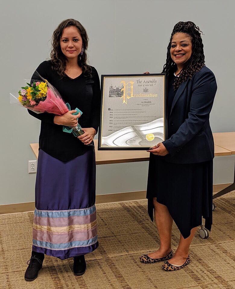 asa shenandoah and assemblywoman hunter