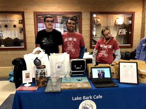 Lake Bark Cafe table