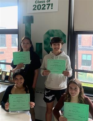 picture of four stunning students