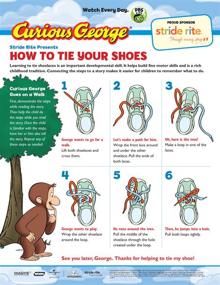 How to tie your shoes!