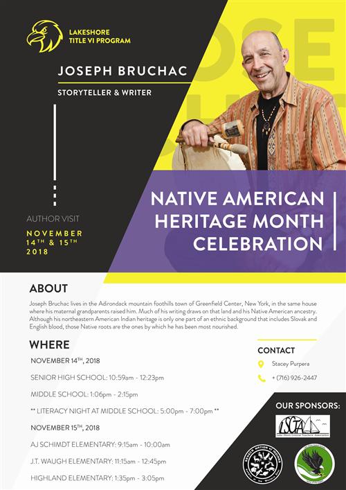 Joseph Bruchac Author Visit 