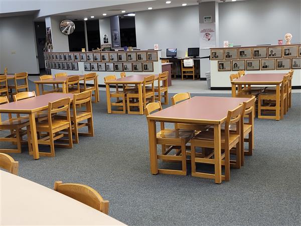 View of current HS media center