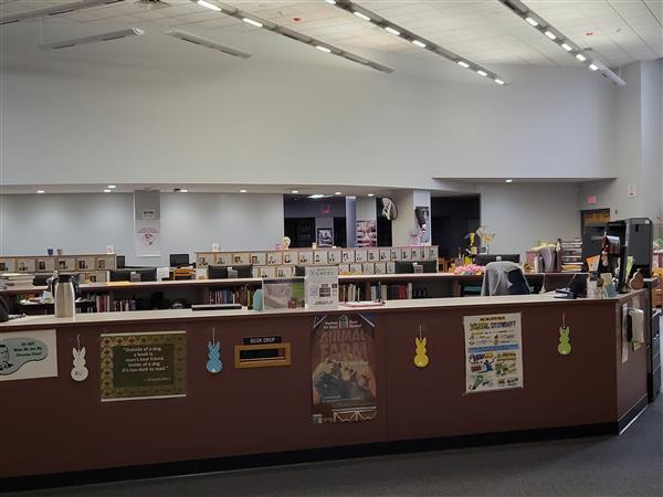 View of current HS media center