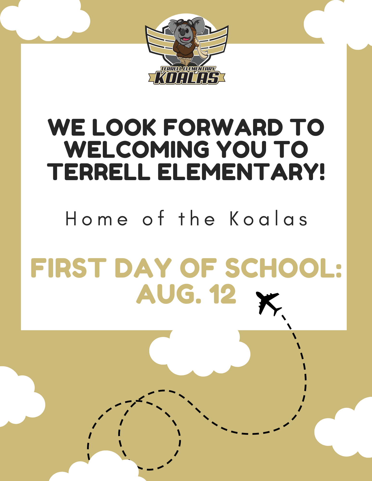 First Day of School Flyer