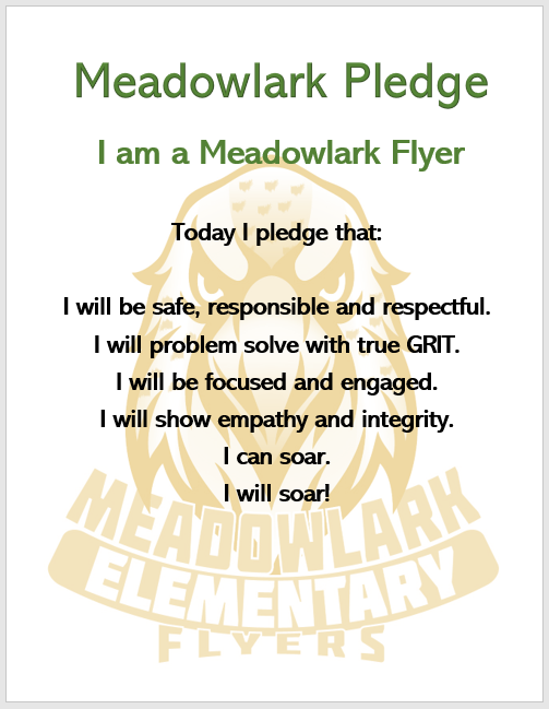Meadowlark pledge