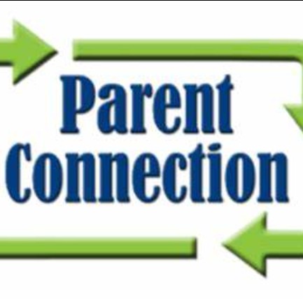 words Parent connection with green arrows