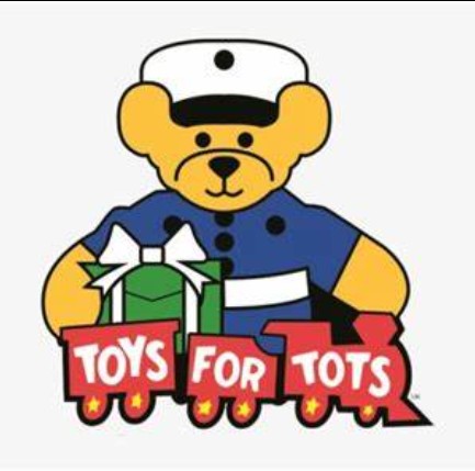 Teddy bear with words Toys for tots