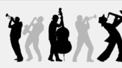 Image of men playing jazz instruments