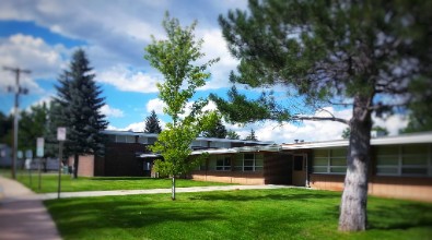 Picture of the Lebhart school buildings