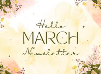 March Newsletter