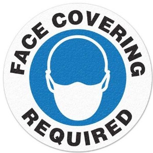 Logo of COVID - 19 Face Covering Required