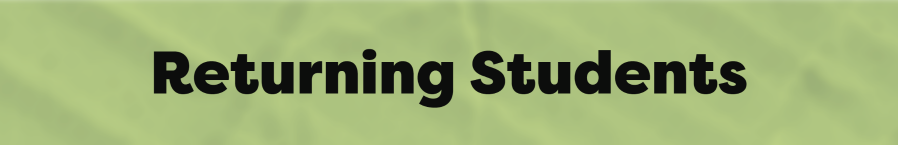 Returning Students enrollment information