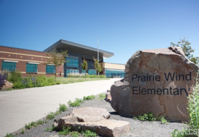 Picture of the Prairie Wind school building
