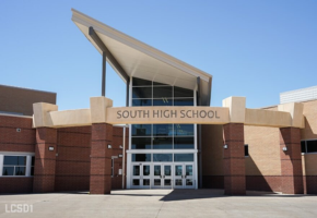 Picture of the South High school building