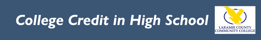 College Credit in High School with LCCC logo