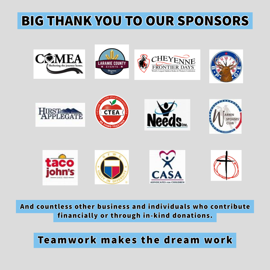 Nicole George Laura Fowler and - Peeps Facilitators Big Thank you to our sponsors. And countless other business and individuals who contribute.  We couldn't have done it without you!
