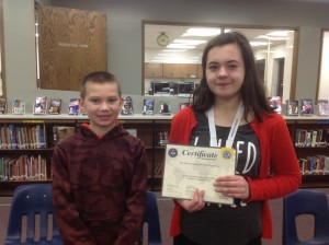 Longfellow/LDI 2016 Geography Bee Winners, Parker Blumentritt, 1st Place and Sam Fergot, 2nd Place