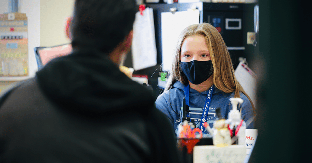 Fifth-grader is Principal for a Day at Southern Bluffs Elementary