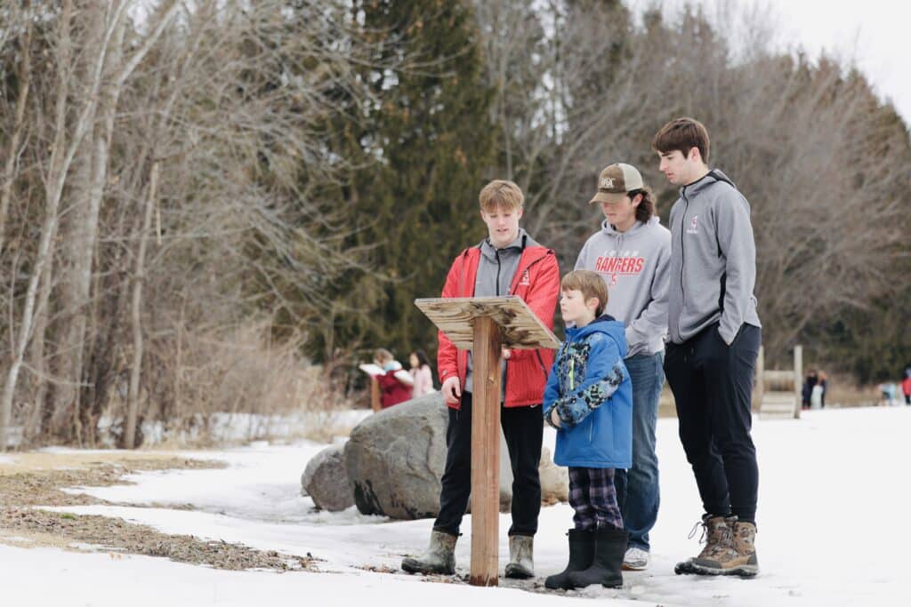 North Woods story walk