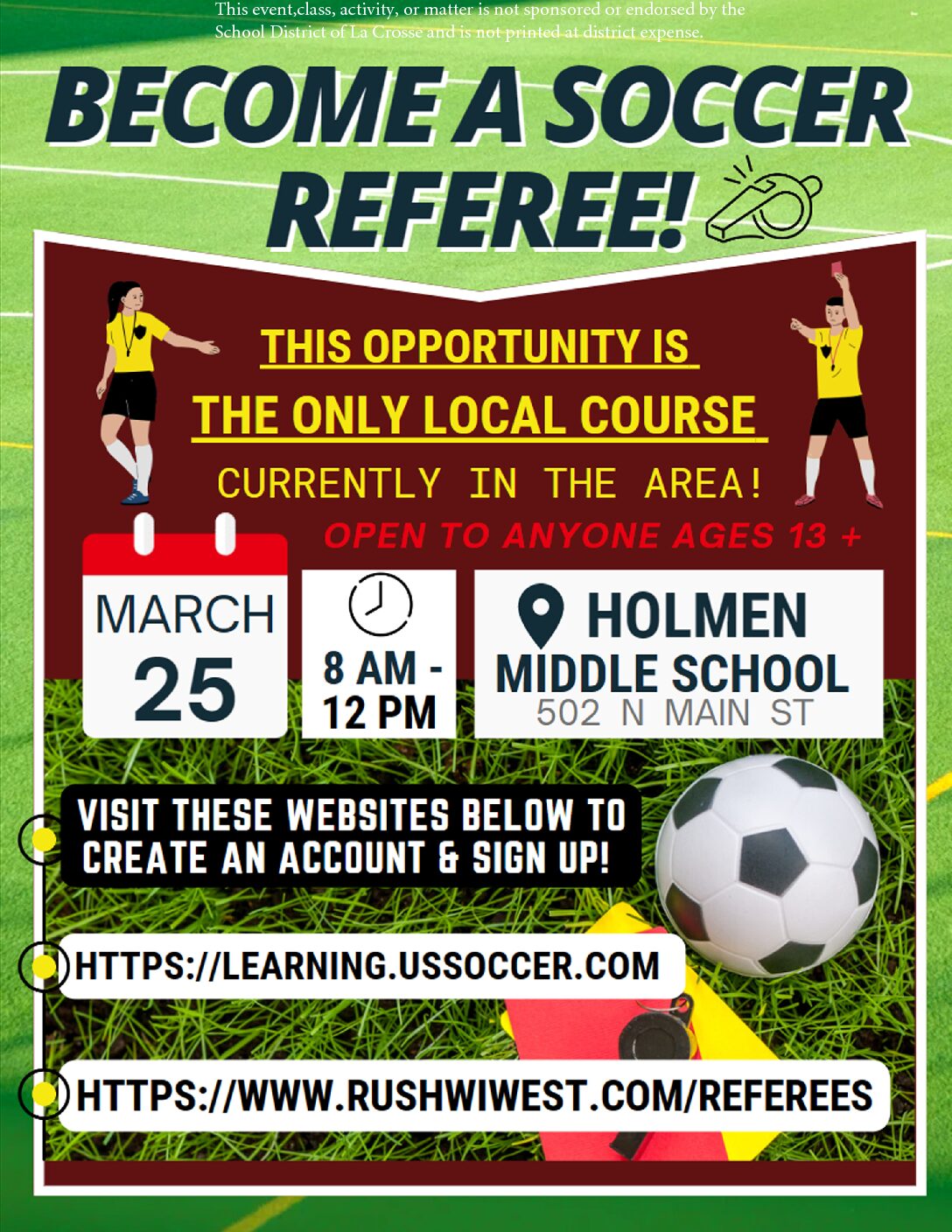 Become a Soccer Referee