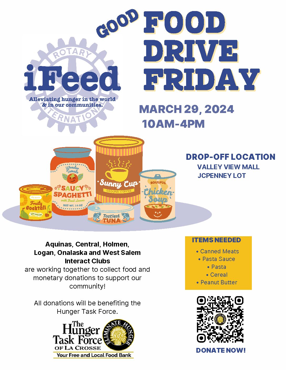 iFeed Food Drive – March 29, 2024