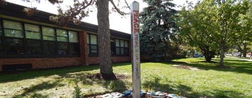 Spring Avenue Peace Pole Photo Spring Avenue Peace Pole Photo