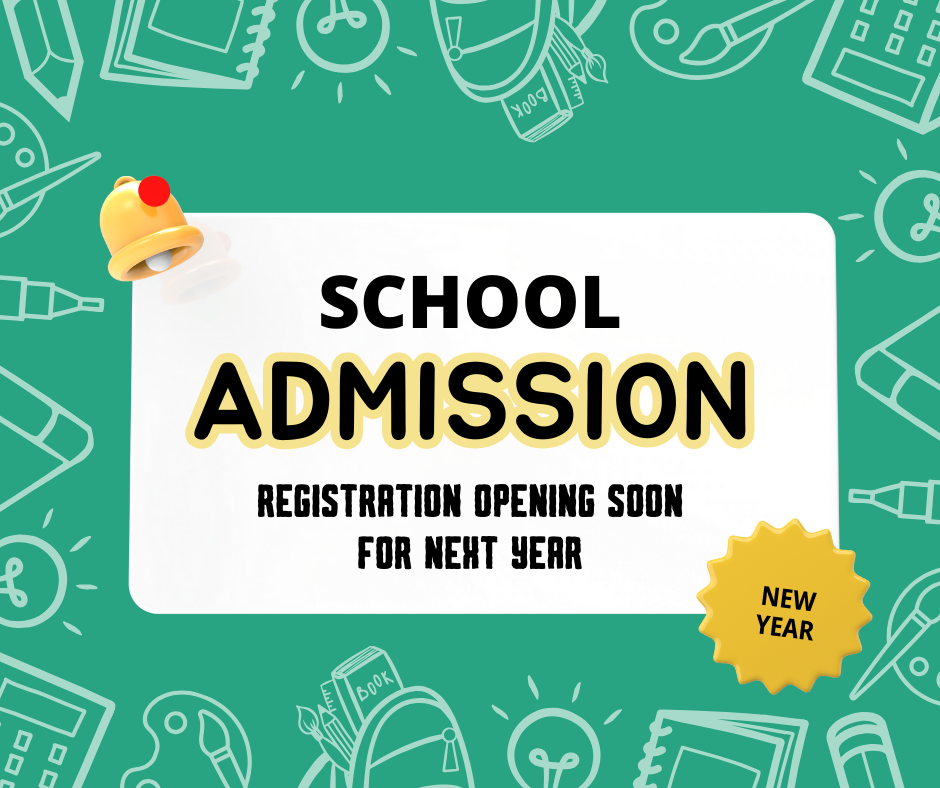  New school year registration message