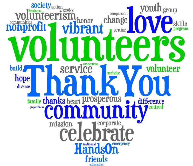 We LOVE our Volunteers!